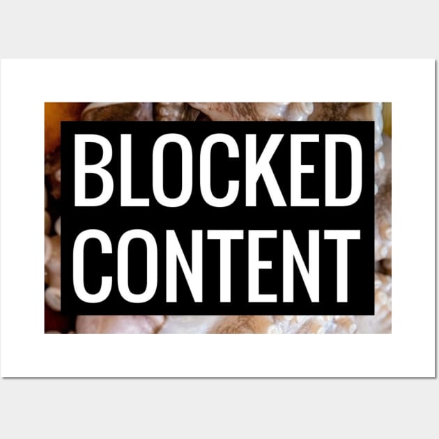 Blocked Content Wall Art by radiogalaxy